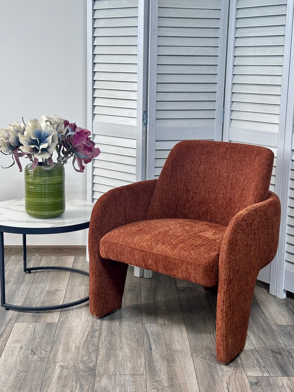 Кресло CUBE OTE SEA-500 Бронзовый,ткань/каркас металл в обивке бронзового цвета OTE SEA 500 ®DISAUR