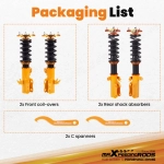 Coilovers Coil Kits подходит для автомобиля Toyota Camry 1992-2001 compatible for LEXUS ES300 XV20 Adj. Height