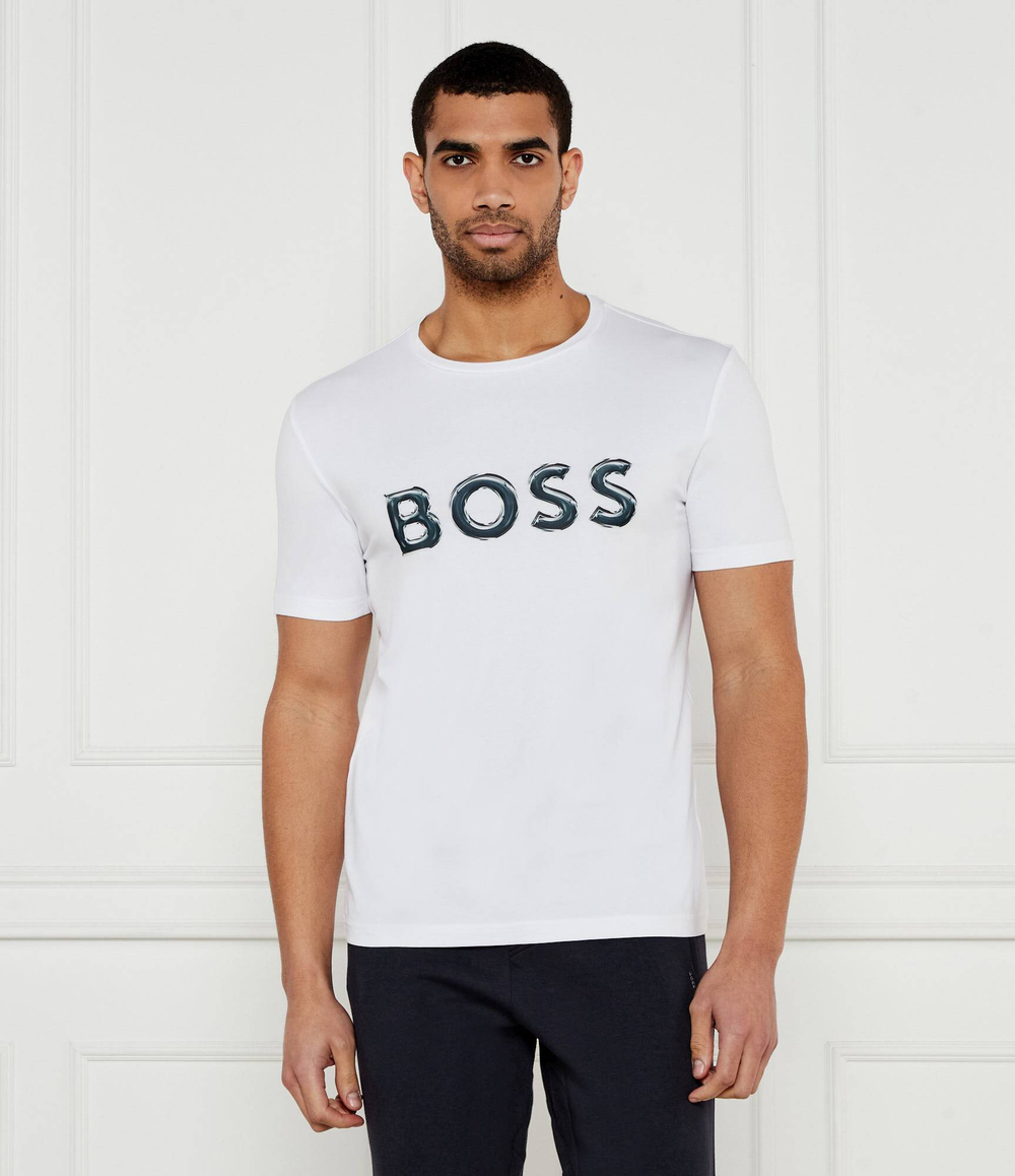 Футболка Tee Logo BOSS GREEN - белый(50535273)