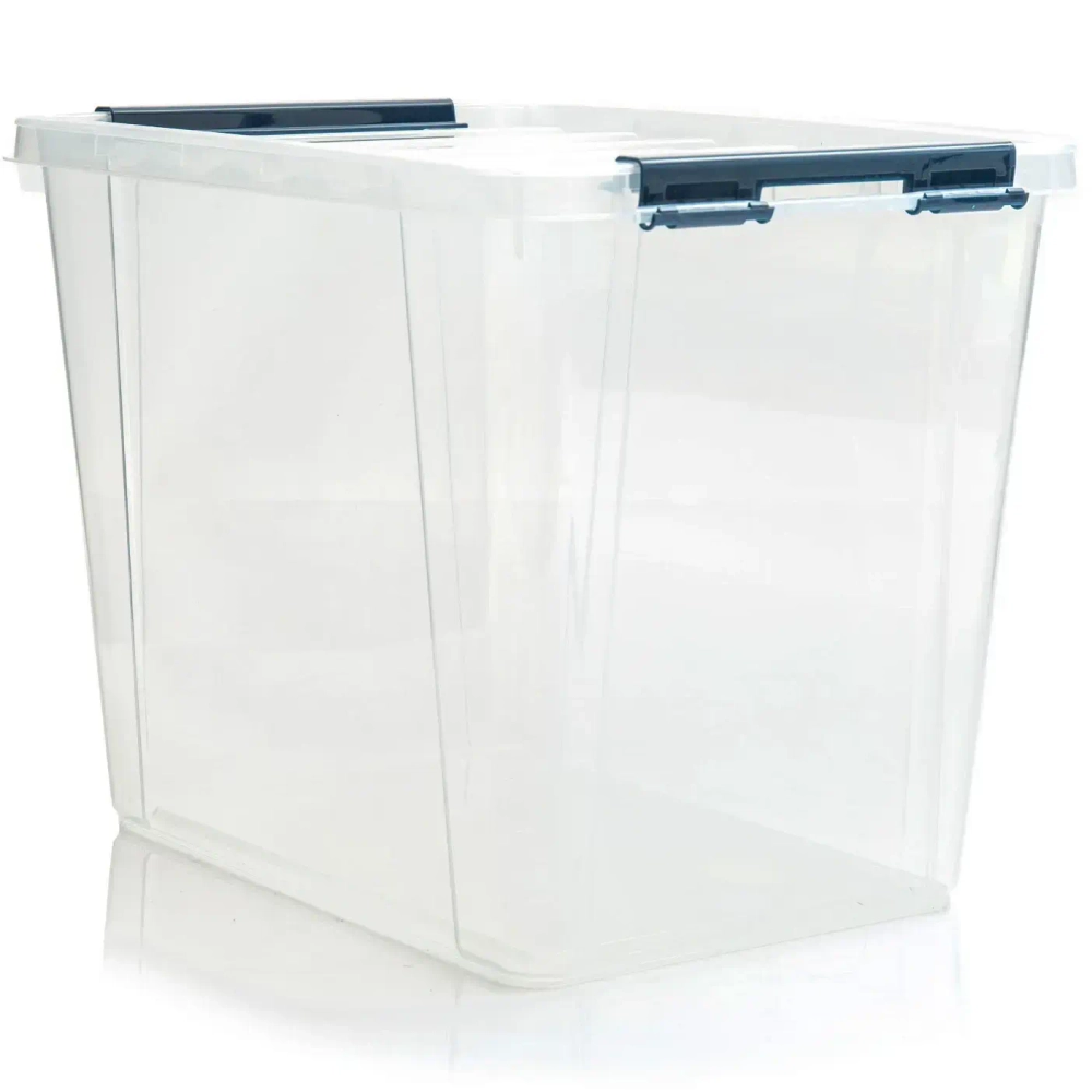 Контейнер универсальный с крышкой для хранения «ПРОФИ», прозрачный, 41*29,5*31,2см. 25л