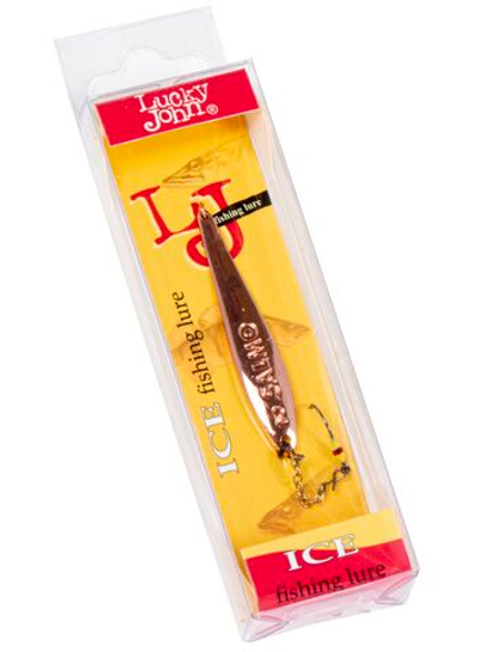 Блесна вертикальная зимняя Lucky John S-2-Z  с цепочкой и крючком 03.5г C блистер