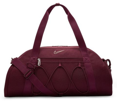 Сумка спортивная Nike One Club Training Duffel Bag - night maroon/night maroon/guava ice