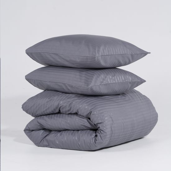 Наволочка  Ecogri ,  страйп  полисатин  50x70 ,  HOMY