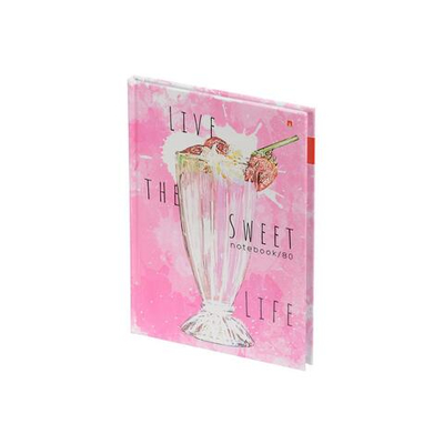 Блокнот престиж А6 80л. клетка "Milkshake" (Альт)