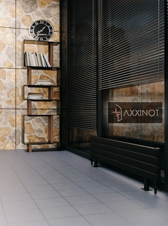 Axxinot Adero ZN 900 - напольный трубчатый радиатор шириной 900 мм