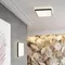 7621/DL PALE SN 162 Светильник пластик/черн./медный LED 48Вт 3000-6300K 440х440 IP43 пульт ДУ EFFA
