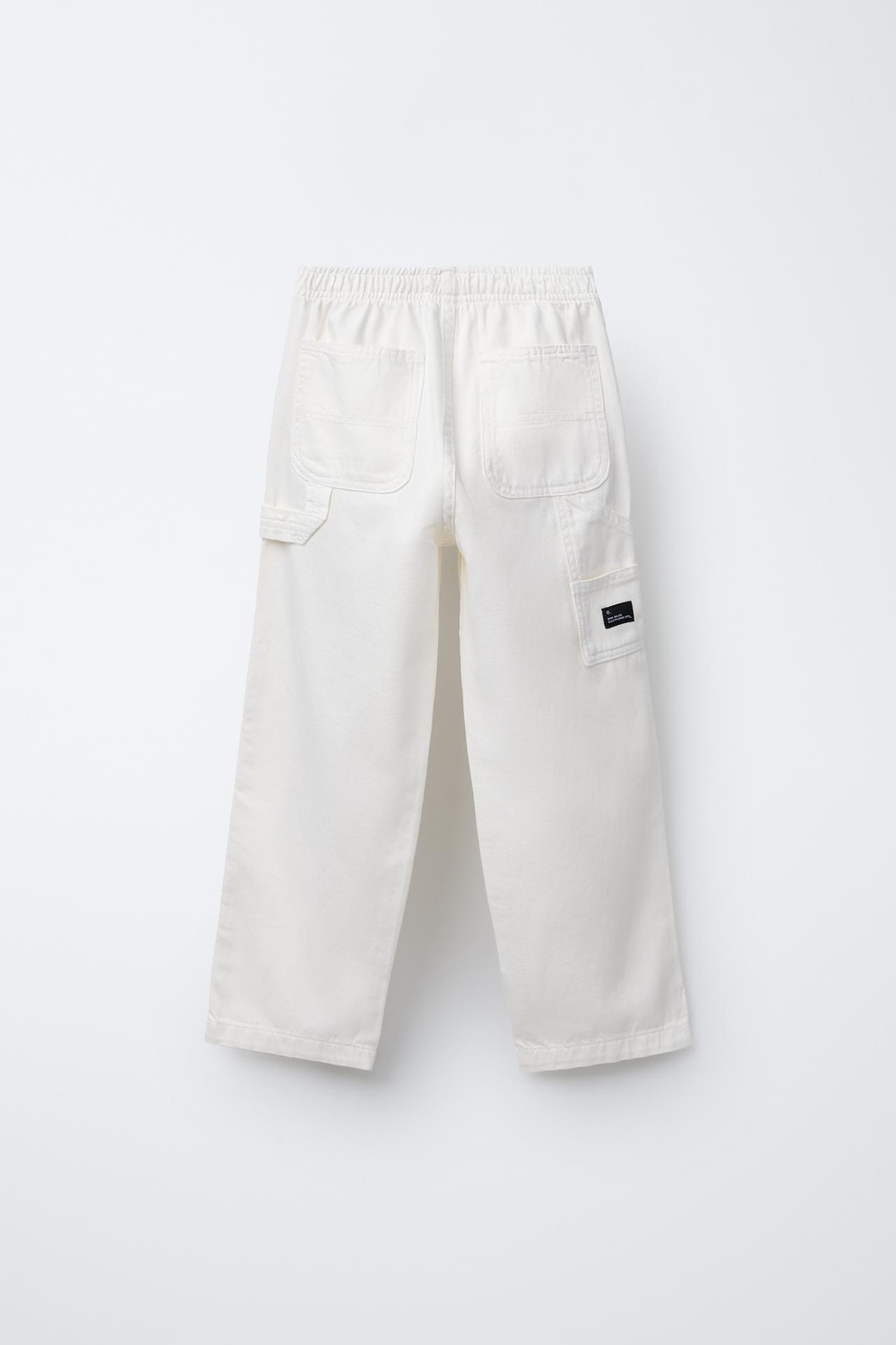 ZARA ДЖИНСЫ CARPENTER, ЭКРЮ