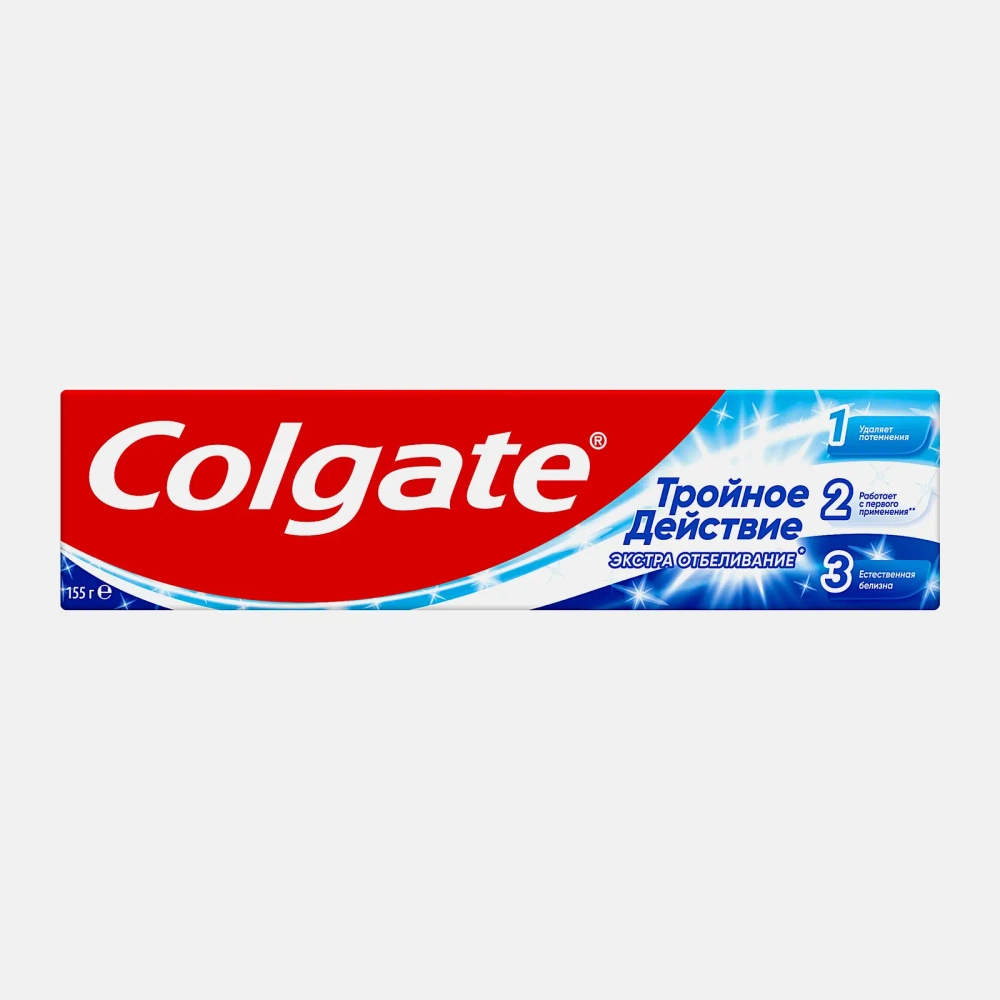 Зубная паста Colgate Тройное действие Экстра отбеливание 100мл