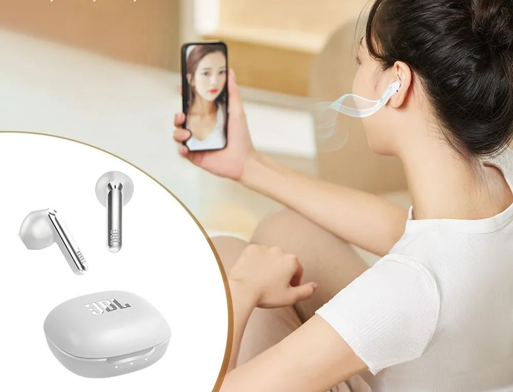 Беспроводные наушники JBL T280 TWS X2 Silver