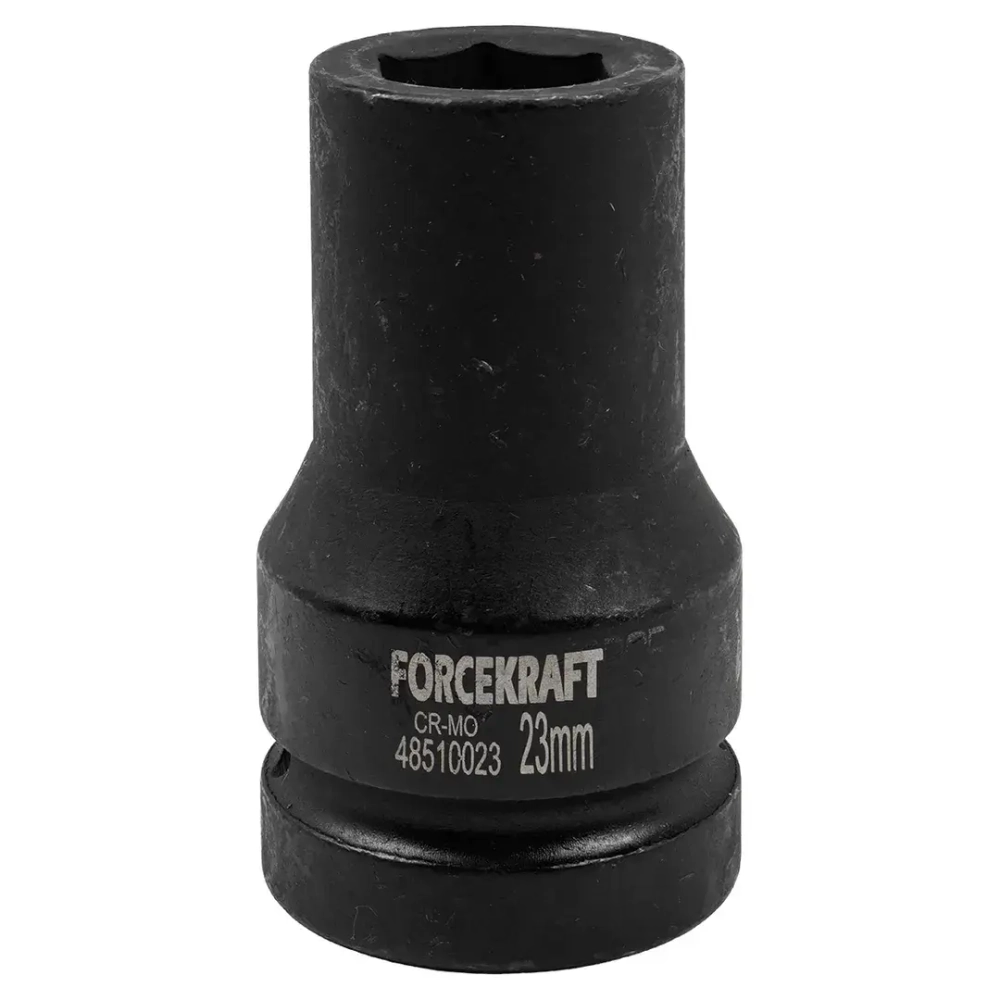Головка ударная глубокая 1'', 23мм (6гр.) FORCEKRAFT FK-48510023