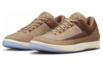 Two 18 x Jordan Air Jordan 2 retro low trend low-cut retro basketball shoes for men and women the same brown