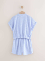 Рубашка и шорты в комплекте для девочки Next AH6-460, Голубой