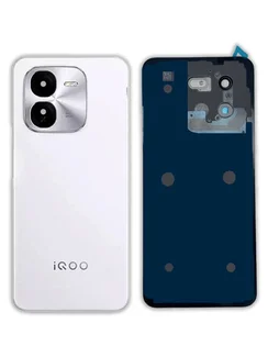 Задняя крышка для  Iqoo Z9X белая (White) со стеклом камеры