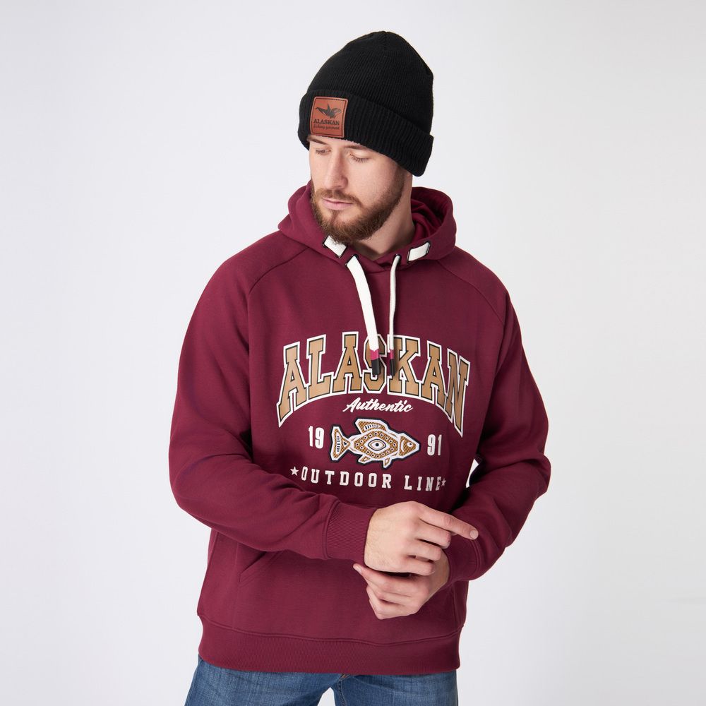 Толстовка Alaskan Promo Hoodie Claret XXL