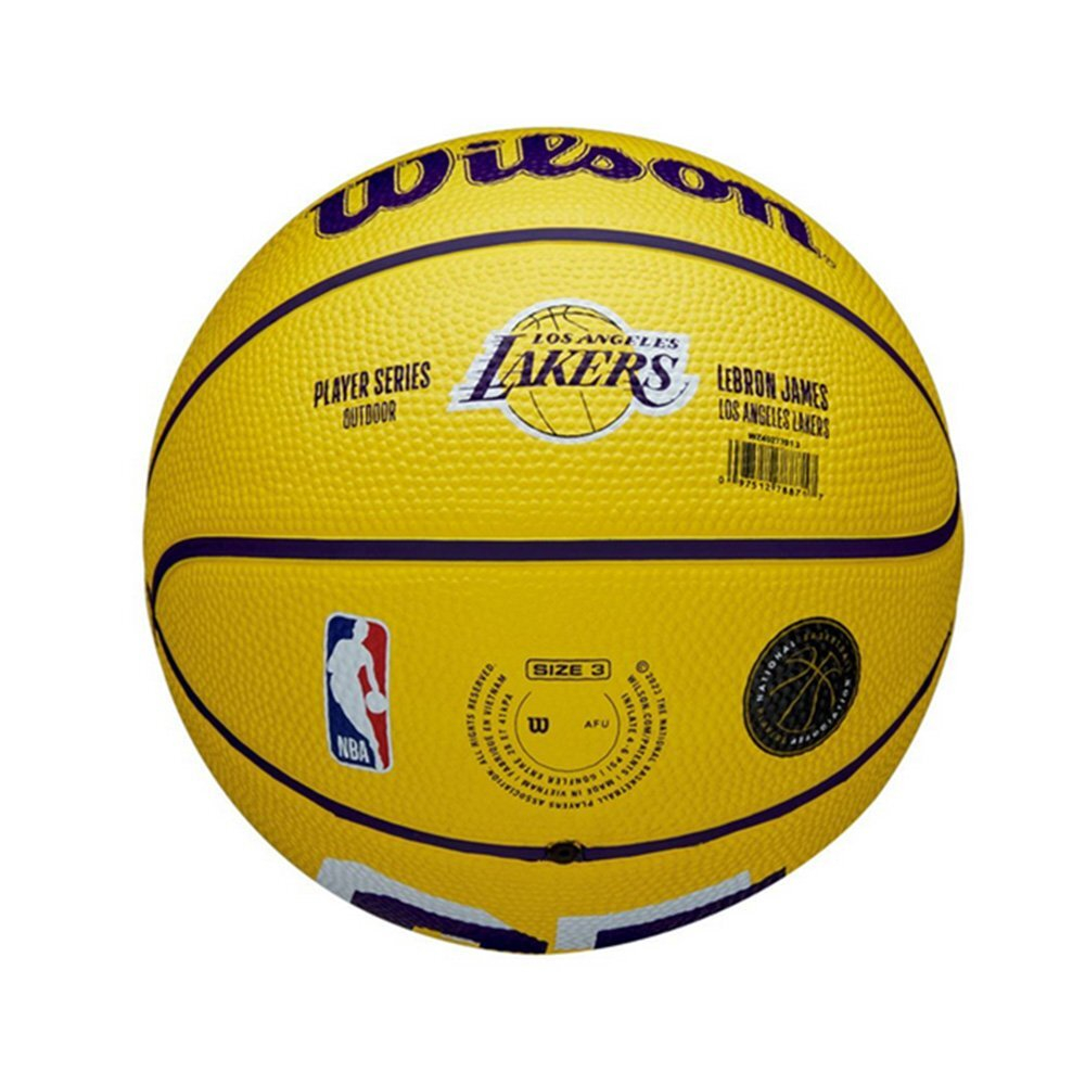Баскетбольные мячи Wilson NBA Player Icon Mini LeBron James Size 3 Yellow