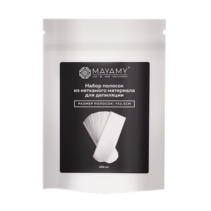 Набор полосок для депиляции MAYAMY, 7x2.5см, 100шт
