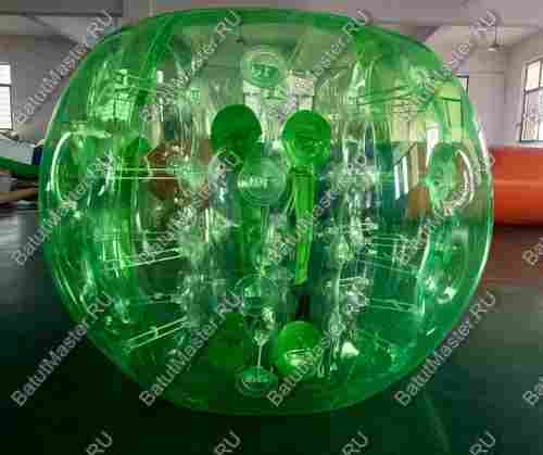 Бампербол «Двухцветный» ПВХ, диаметр 1 м