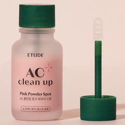 Точечное средство от прыщей Etude AC Clean Up Pink Powder Spot, 15мл