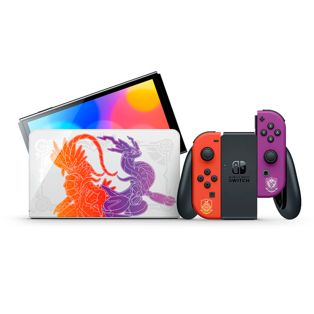 Портативная игровая консоль Nintendo Switch (OLED-модель), Pokemon Scarlet & Violet Edition