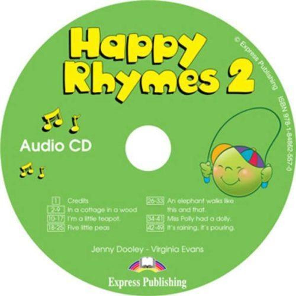 Happy Rhymes 2. Audio CD. Аудио CD