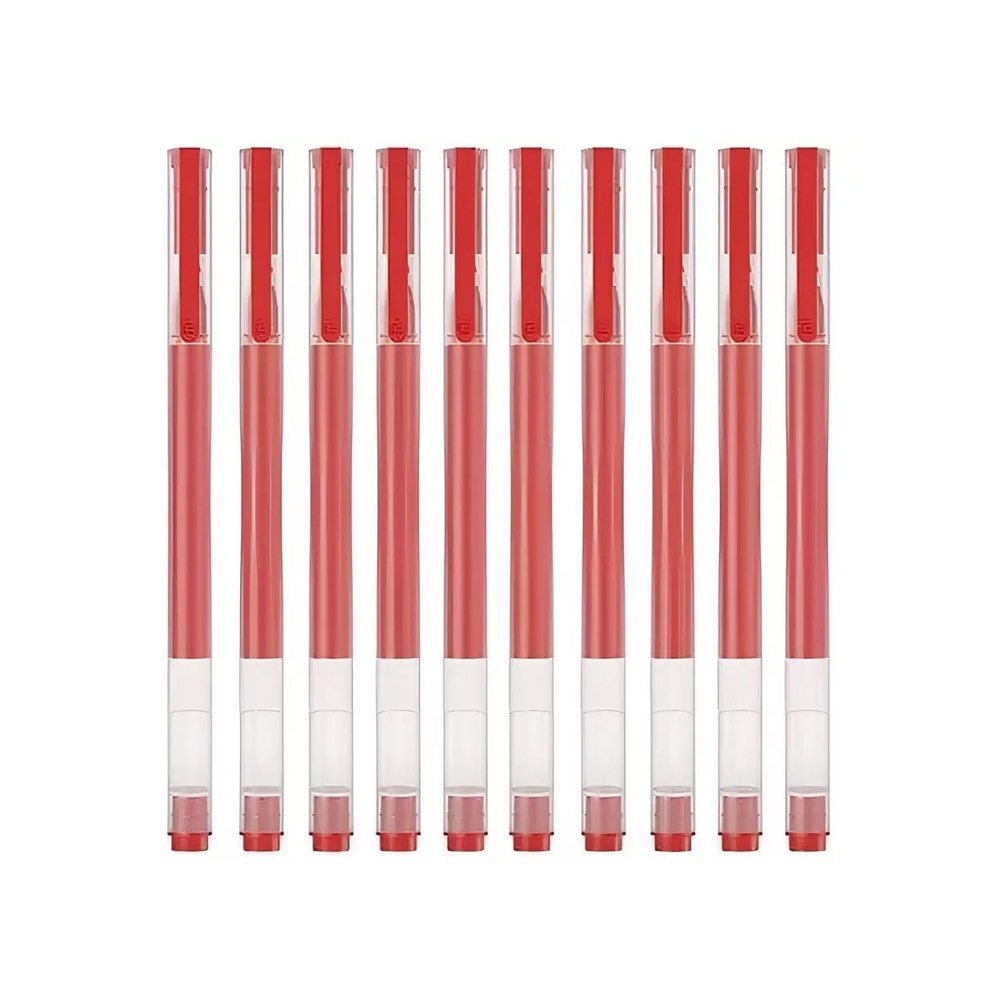 Гелевая ручка Xiaomi High-capacity Gel Pen (10-pack) Red