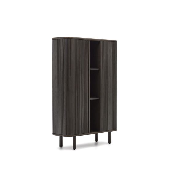 Mailen Буфет с 2 дверцами из ясеневого шпона темной отделки 110 x 140 см