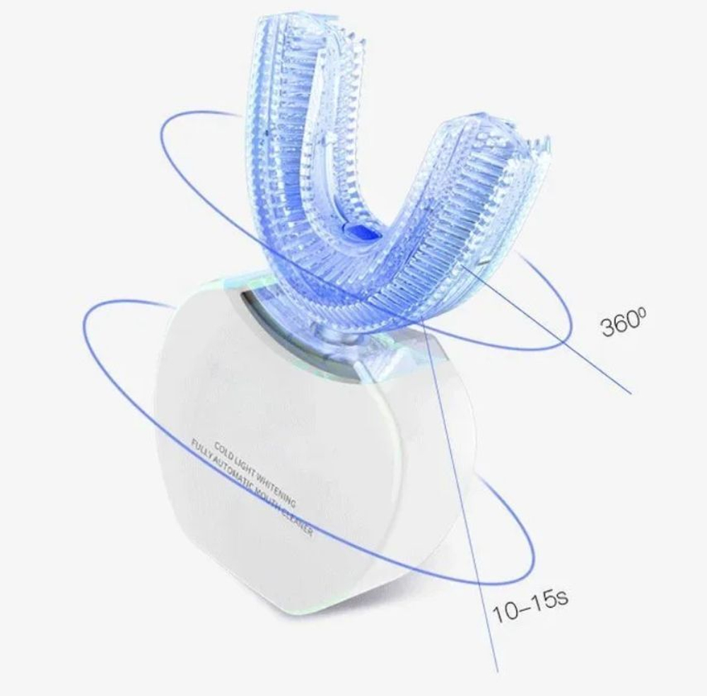 Электрическая зубная щетка капа с док-станцией для зарядки
