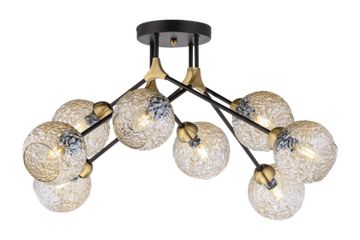 40264MD/8 MBK+AB (1) Люстра (NW)