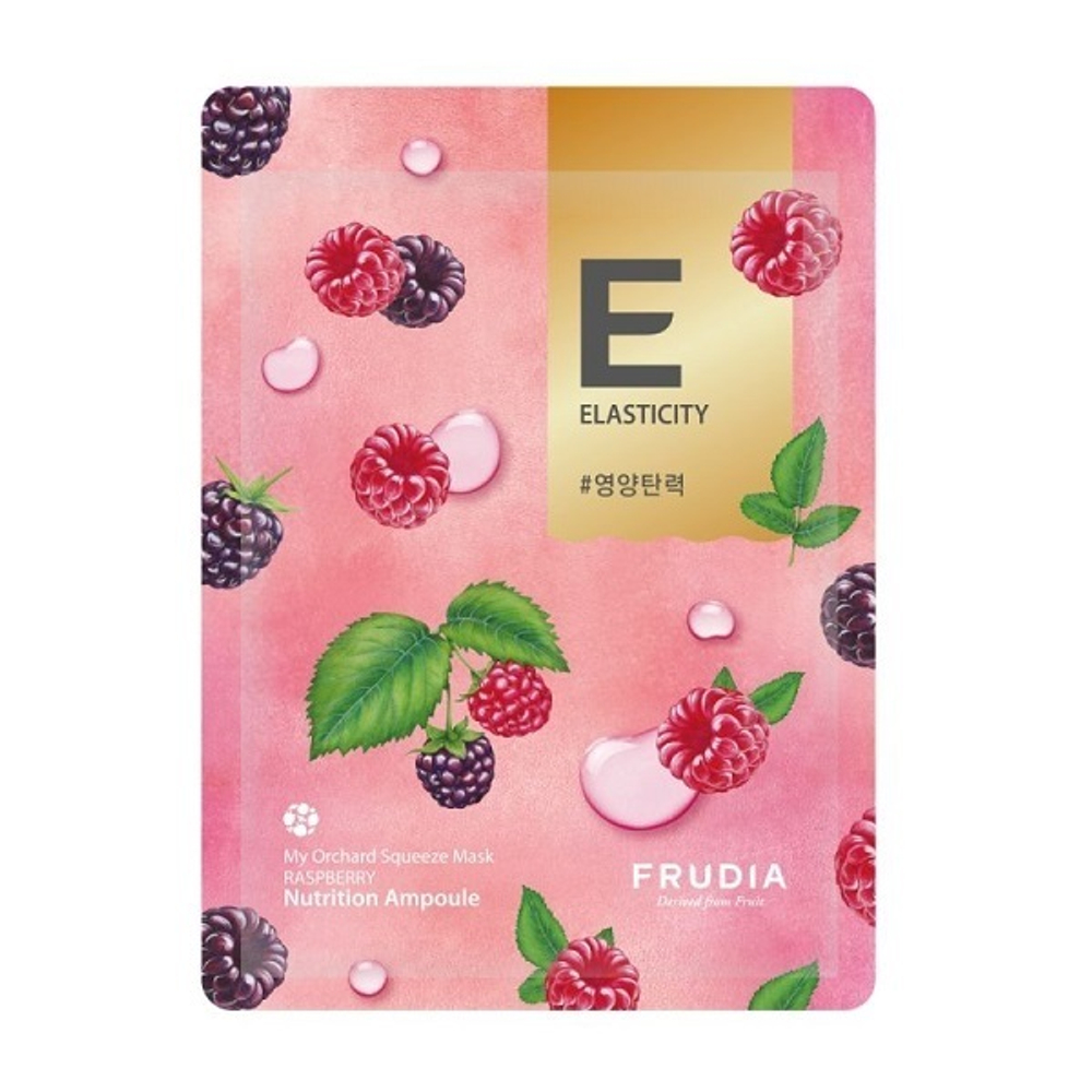 Тонизирующая тканевая маска для лица с Малиной Frudia My Orchard Squeeze Mask Raspberry