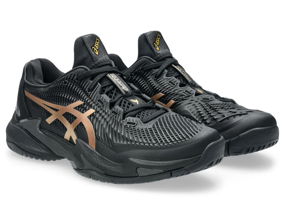 Теннисные кроссовки Asics Court FF 3 Novak Night Energy - black/prism gold