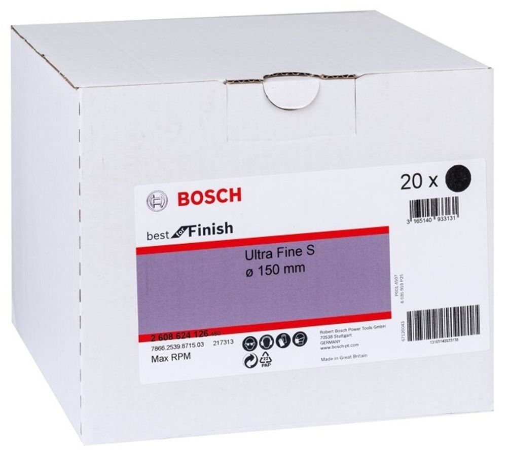 Шлифкруг 150 мм BOSCH Best for Finish Ultra Fine S мм