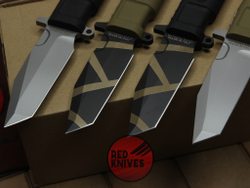 Нож Extrema Ratio Fulcrum C - черная рукоять, клинок черный камо