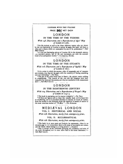 Early London. prehistoric, Roman, Saxon and Norman | Walter Besant