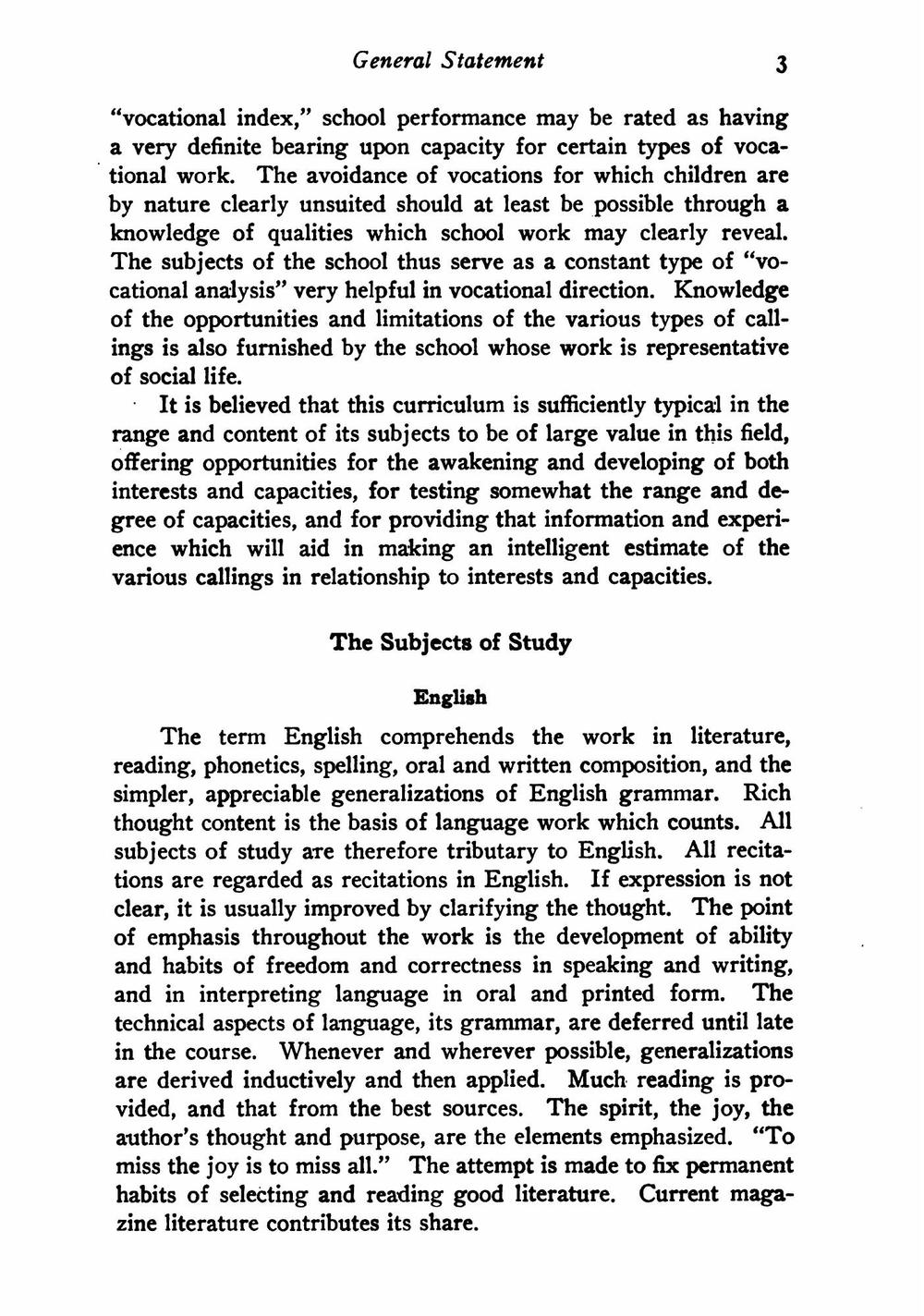 The Speyer School Curriculum | сборник