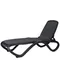 Шезлонг Omega черный