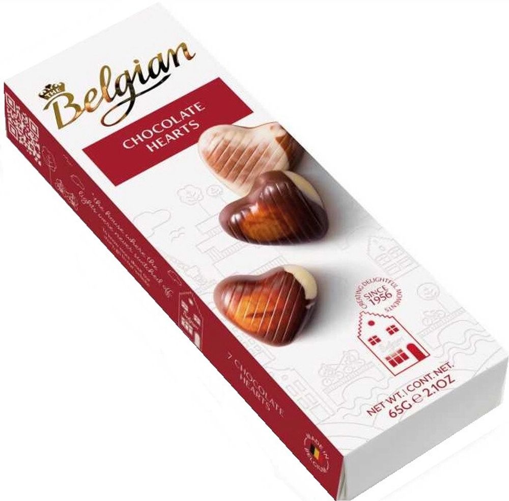 Шоколад Бельгиан Шоколадные сердечки / The Belgian Chocolate Hearts 65г