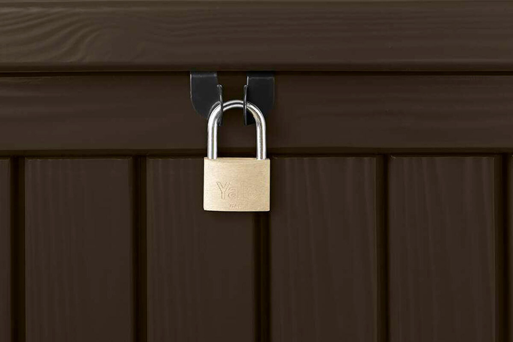 Сундук Keter Rockwood, 570 л, коричневый