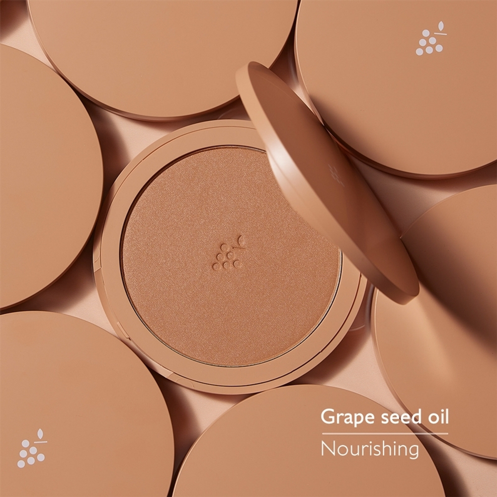 Caudalie Vinocrush Longlasting Bronzer Powder - Компактная тональная основа длительного действия с осветляющим эффектом, 8,5 g