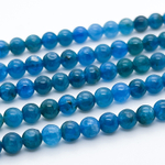 Апатит, диаметр 5,9-6,1 мм, цена за 33-34 шт (1/2 нити)