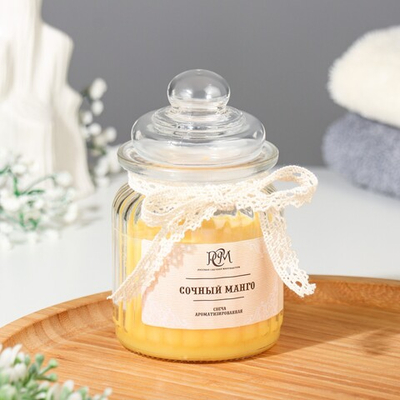 Ароматическая свеча в банке Сочный манго