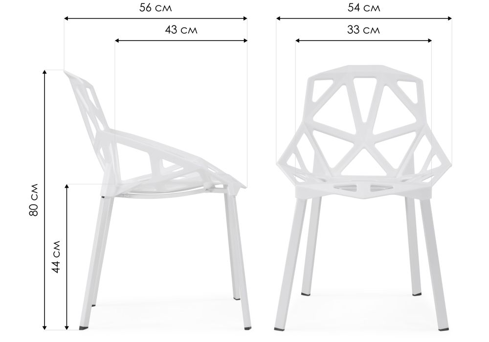 Стул One PC-015 белый