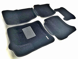 Коврики салона для VOLKSWAGEN Touareg (2010-2018)/PORSCHE Cayenne (2010-2018) Euromat 3D Business черные. Арт. EMC3D-004101