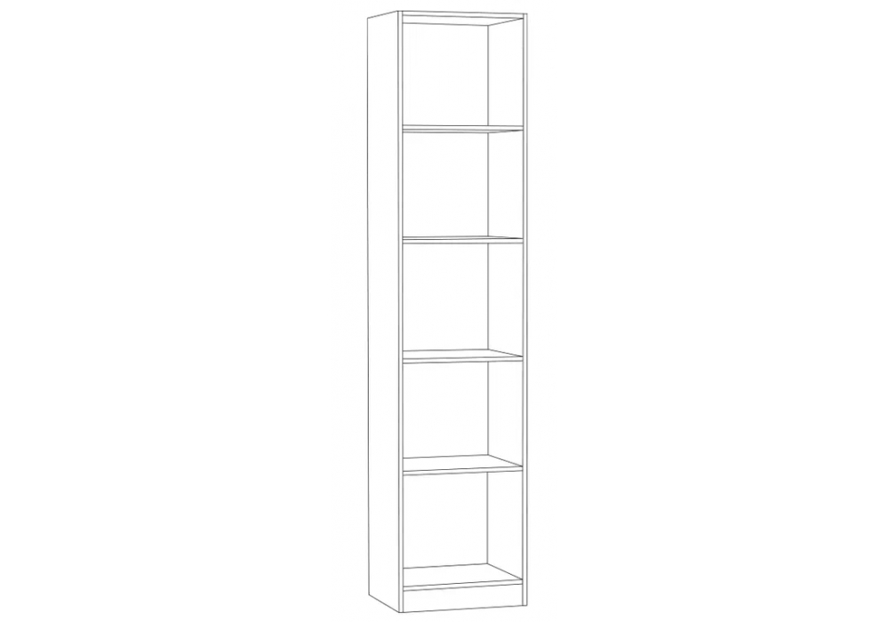 Шкаф Woodville Ливерпуль белый, ясень ваниль НМ-1012-100