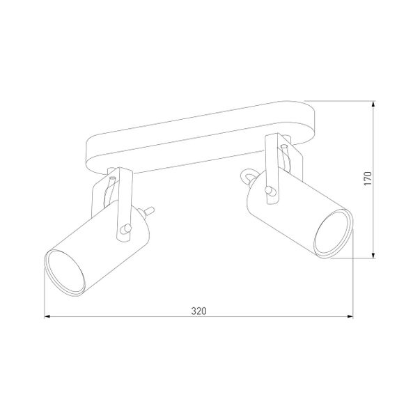 Спот TK Lighting 6503 Redo Black