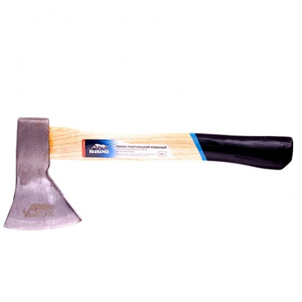 Топор плотницкий, кованый, деревянная рукоятка, 800 г, пескоструйное покрытие полотна Барс