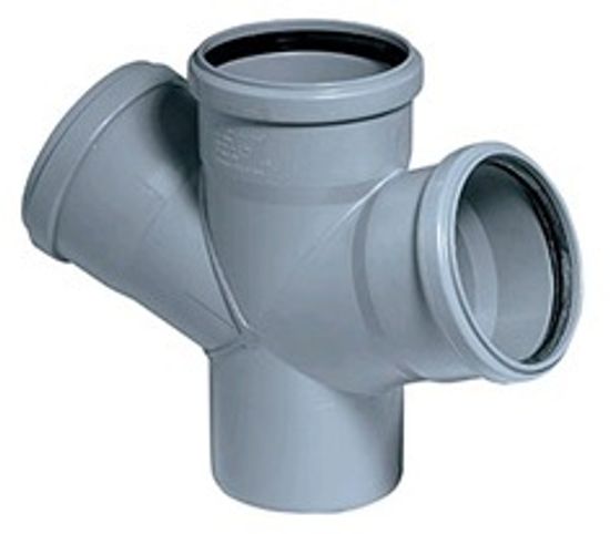 Крестовина Ostendorf HTDA 50/50 мм 67° канализационная арт. 112900