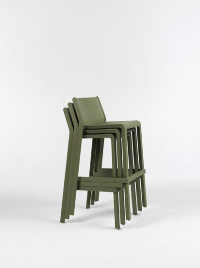 Стул пластиковый полубарный Trill Stool Mini