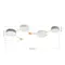SLE600102-04 Светильник потолочный Золотистый, Светлое дерево/Белый, Серый LED 4*16,5W 4000K DOSSENA
