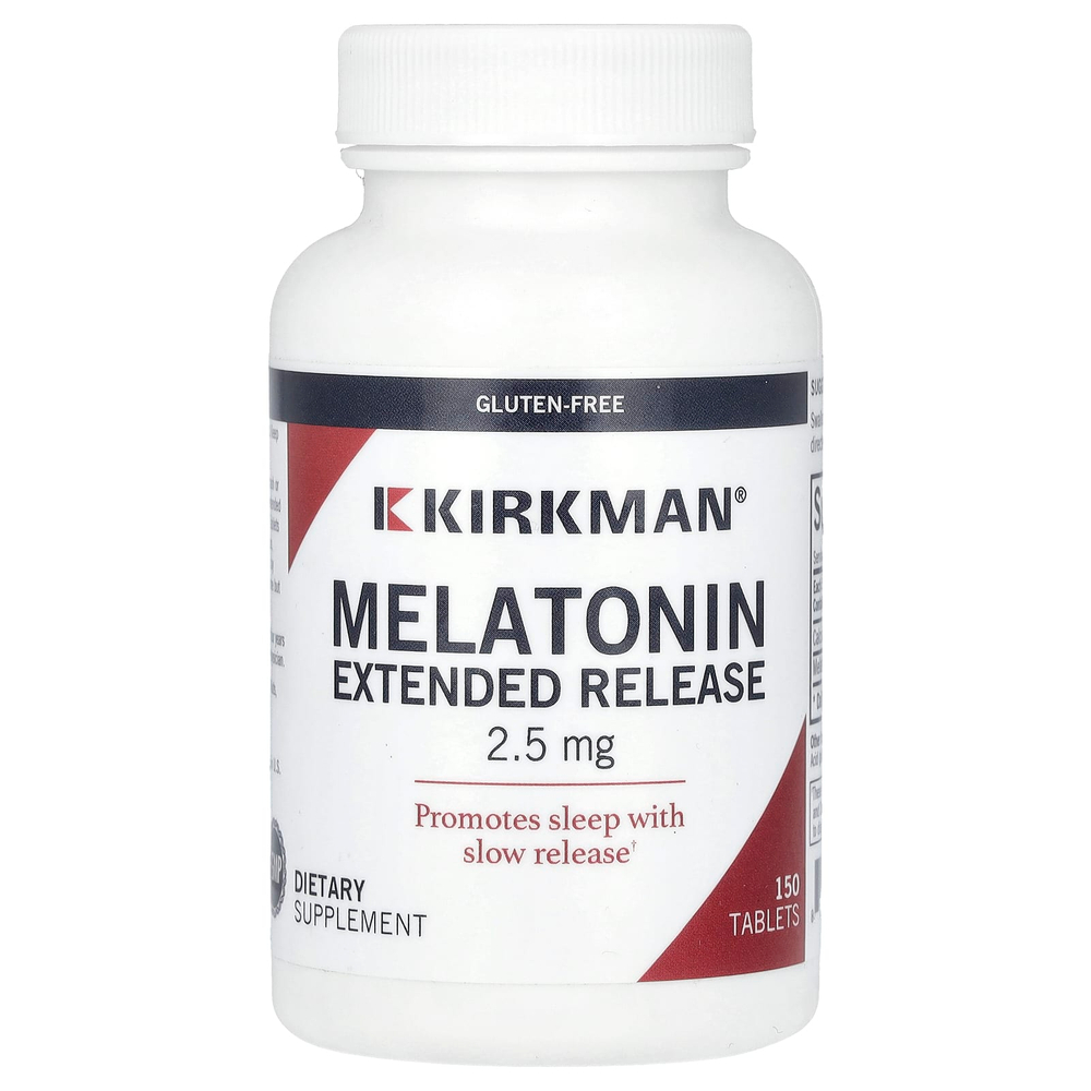 Kirkman Labs, мелатонин с замедленным высвобождением, 150 таблеток