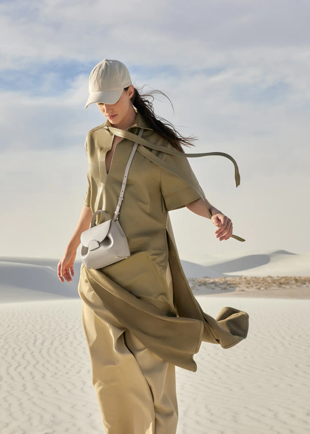 POLENE СУМКА NUMERO UN NANO, ЦВЕТ МЕЛА